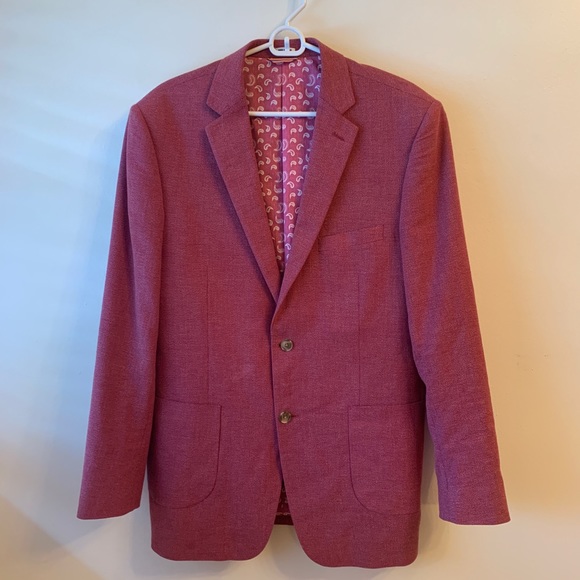 Crown & Ivy | Maroon Blazer 42L - Picture 1 of 6